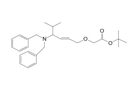 3-Oxa-5-(E)-Nonenoic acid, 7-(dibenzylamino)-8-methyl-, t-butyl ester