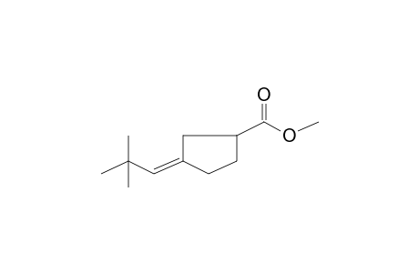 Cyclopentanecarboxylic acid, 3-neopentylidene-, methyl ester