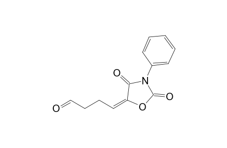 (4E)-4-(2,4-diketo-3-phenyl-oxazolidin-5-ylidene)butyraldehyde
