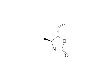 (4S,5R)-4-METHYL-5-[(E)-1-PROPEN-1-YL]-2-OXAZOLIDINONE