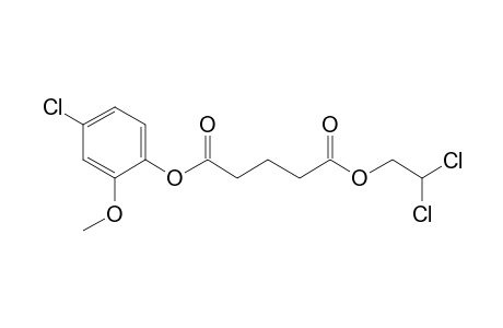 Glutaric acid, 2,2-dichloroethyl 4-chloro-2-methoxyphenyl ester