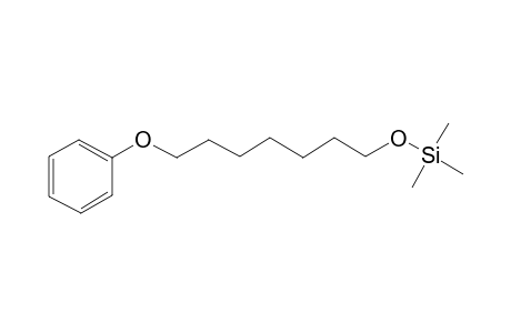 7-Phenoxyheptan-1-ol, tms derivative