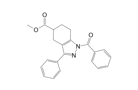 Methyl 1-benzoyl-4,5,6,7-tetrahydro-3-phenyl-1H-indazole-5(6)-carboxylate