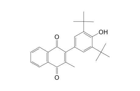 2-[3',5'-di(t-Butyl)-4'-hydroxyphenyl]-3-methyl-1,4-naphthoquinone