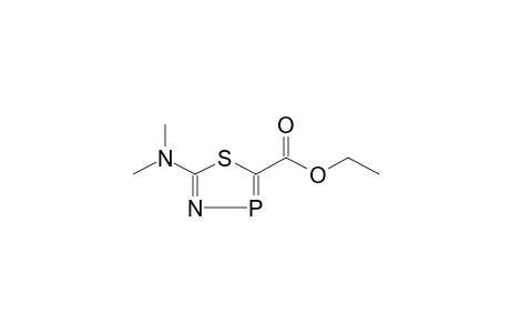 2-DIMETHYLAMINO-5-ETHOXYCARBONYL-1,3,4-THIAZAPHOSPHOLE