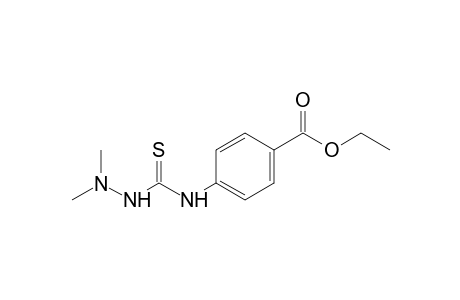 p-[3-(dimethylamino)-2-thioureido]benzoic acid, ethyl ester