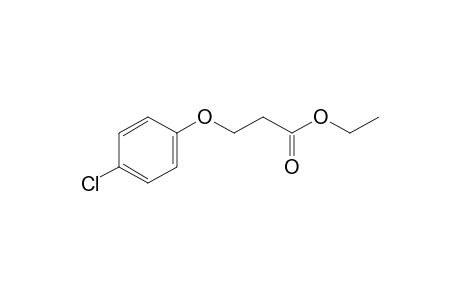 3-(p-Chlorophenoxy)propionic acid, ethyl ester