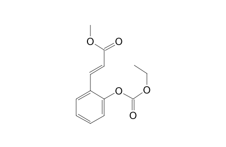 Trans-o-coumaric acid, o-ethoxycarbonyl-, methyl ester