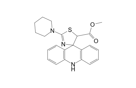 2'-Piperidino-5'-(methoxycarbonyl)-spiro[dihydroacridine-9(10H)-4'-thiazoline]