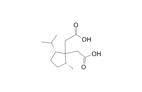 1,1-Cyclopentanediacetic acid, 2-methyl-5-(1-methylethyl)-, cis-(.+-.)-