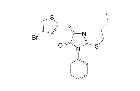 4H-imidazol-4-one, 5-[(4-bromo-2-thienyl)methylene]-2-(butylthio)-3,5-dihydro-3-phenyl-, (5E)-