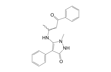 3-[(2-benzoyl-1-methylvinyl)amino]-2-methyl-4-phenyl-3-pyrazolin-5-one