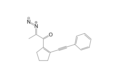 2-Diazo-1-[2-(phenylethynyl)cyclopentenyl]-1-propanone