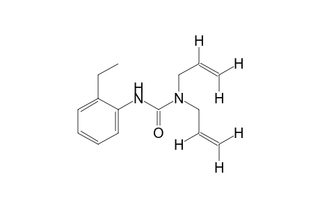 1,1-diallyl-3-(o-ethylphenyl)urea