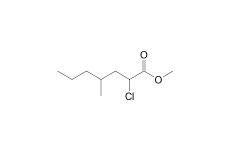 4-METHYL,2-CHLOROHEPTANOIC ACID METHYLESTER