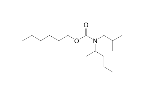 Carbonic acid, monoamide, N-(2-pentyl)-N-isobutyl-, hexyl ester