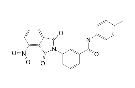 3-(1,3-diketo-4-nitro-isoindolin-2-yl)-N-(p-tolyl)benzamide