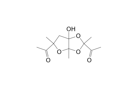 exo-3,endo-7-DIACETYL-1-HYDROXY-endo-3,5-exo-7-TRIMETHYL-(C/T)-2,4,6-TRIOXA-BICYCLO-[3.3.0]-OCTANE