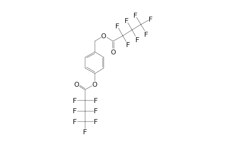 4-Hydroxybenzyl alcohol, bis(heptafluorobutyrate)