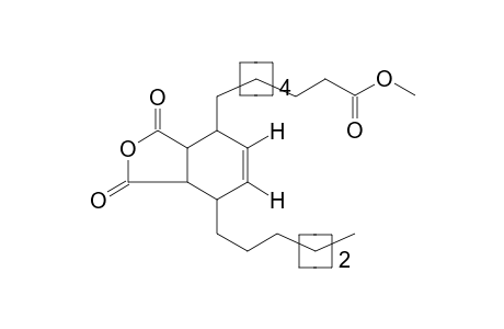 3-Hexyl-6-(7-(methoxycarbonyl)heptyl)-4-cyclohexene-1,2-dicarboxylic anhydride