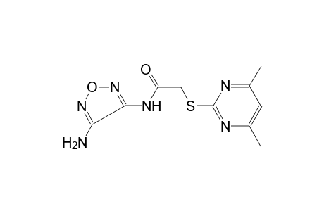 acetamide, N-(4-amino-1,2,5-oxadiazol-3-yl)-2-[(4,6-dimethyl-2-pyrimidinyl)thio]-