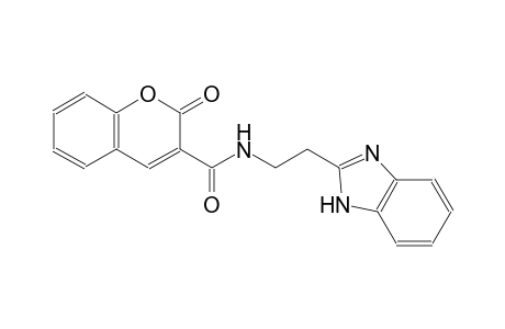 2H-1-benzopyran-3-carboxamide, N-[2-(1H-benzimidazol-2-yl)ethyl]-2-oxo-