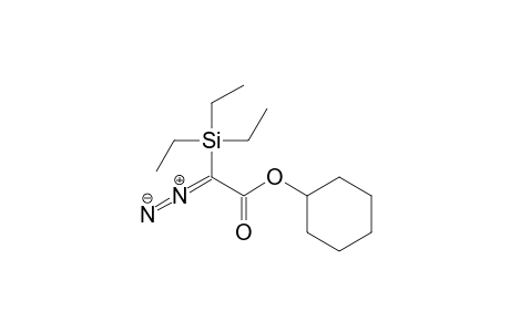 Cyclohexyl diazo(triethylsilyl)acetate