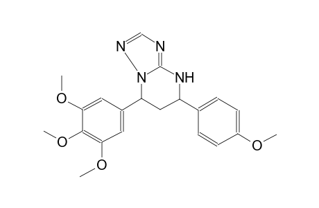 [1,2,4]triazolo[1,5-a]pyrimidine, 4,5,6,7-tetrahydro-5-(4-methoxyphenyl)-7-(3,4,5-trimethoxyphenyl)-