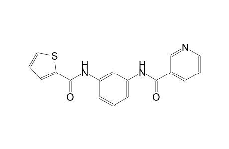 N-{3-[(2-thienylcarbonyl)amino]phenyl}nicotinamide