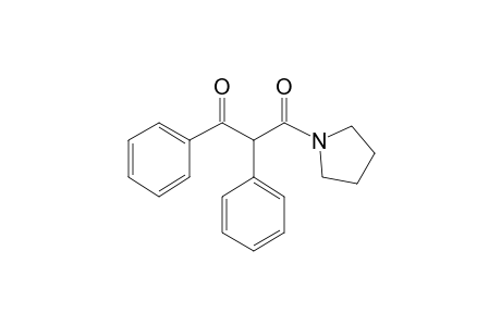 1,2-Diphenyl-3-pyrrolidin-1-yl-propan-1,3-dione