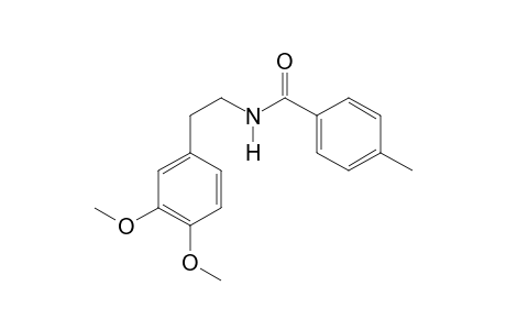 N-[2-(3,4-Dimethoxyphenyl)ethyl]-4-methylbenzamide