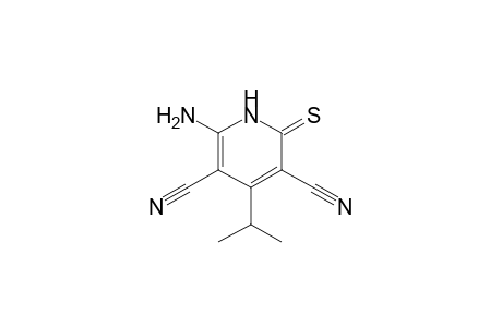 2-Amino-4-isopropyl-6-thioxo-1H-pyridine-3,5-dicarbonitrile