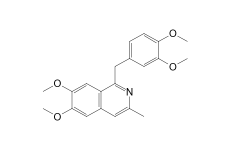 1-(3,4-DIMETHOXY-BENZYL)-6,7-DIMETHOXY-3-METHYLISOQUINOLINE;3-METHYLPAPAVERINE