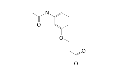 Propanoic acid, 3-[3-(acetylamino)phenoxy]-