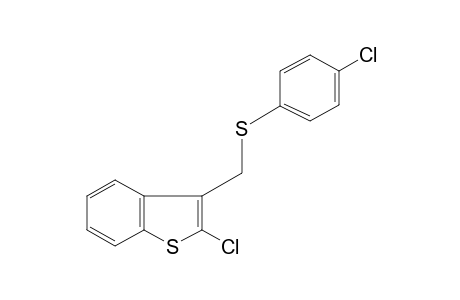 2-chloro-3-{[(p-chlorophenyl)thio]methyl}benzo[b]thiophene