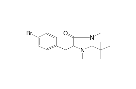 5-(4-Bromobenzyl)-2-t-butyl-1,3-dimethyl-imidazolidin-4-one