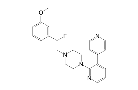 1-[2-Fluoro-2-(3-methoxyphenyl)ethyl]-4-[3-(4-pyridyl)-2-pyridyl)piperazine