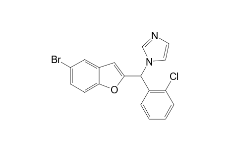 2-[(2'-CHLOROPHENYL)-(DIAZOL-1-YL)-METHYL]-5-BrOMOBENZOFURANE