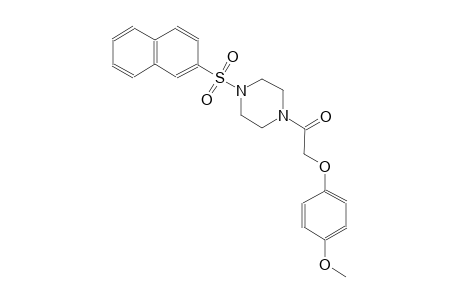 piperazine, 1-[(4-methoxyphenoxy)acetyl]-4-(2-naphthalenylsulfonyl)-