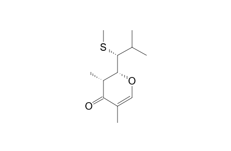 (2S*,2'S*,3S*)-3,5-DIMETHYL-2-[2-METHYL-1-(METHYLTHIO)-PROPYL]-2,3-DIHYDRO-4H-PYRAN-4-ONE