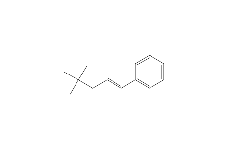 4,4-Dimethyl-trans-1-phenyl-1-pentene