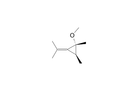 2,3-Trans-dimethyl-2-methoxyl-isopropylidenecyclo-propane