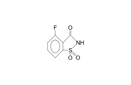 1,2-Benzisothiazol-3(2H)-one, 4-fluoro-, 1,1-dioxide