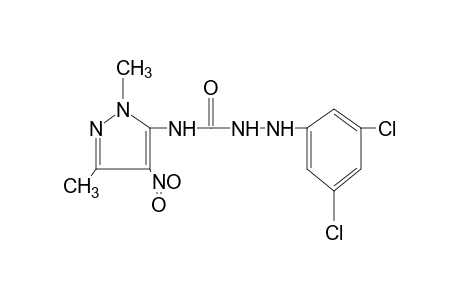 1-(3,5-dichlorophenyl)-4-(1,3-dimethyl-4-nitropyrazol-5-yl)semicarbazide