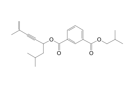 Isophthalic acid, 2,7-dimethyloct-7-en-5-yn-4-yl isobutyl ester