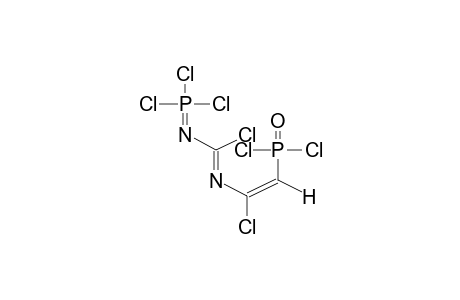 1-TRICHLOROPHOSPHAZO-4-DICHLOROPHOSPHORYL-1,3-DICHLORO-2-AZA-1,3-BUTADIENE