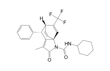 5,7a-Etheno-7aH-indole-1(2H)-carboxamide, N-cyclohexyl-4,5-dihydro-3-methyl-2-oxo-4-phenyl-6-(trifluoromethyl)-, (4.alpha.,5.beta.,7a.beta.)-(.+-.)-