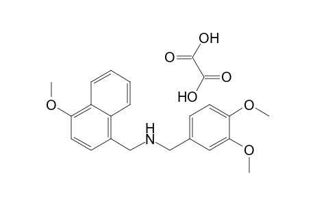 N-(3,4-dimethoxybenzyl)(4-methoxy-1-naphthyl)methanamine oxalate