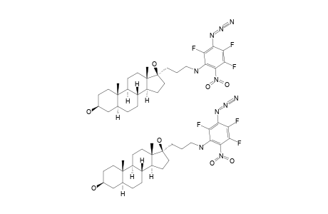 17-ALPHA-[(N-5-AZIDO-2-NITRO-3,4,6-TRIFLUOROPHENYL)-AMINOPROPYL]-5-ALPHA-ANDROSTANE-3-BETA,17-BETA-DIOL