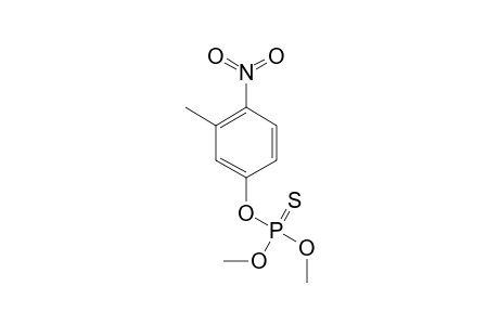 phosphorothioic acid, O,O-dimethyl O-4-nitro-m-tolyl ester